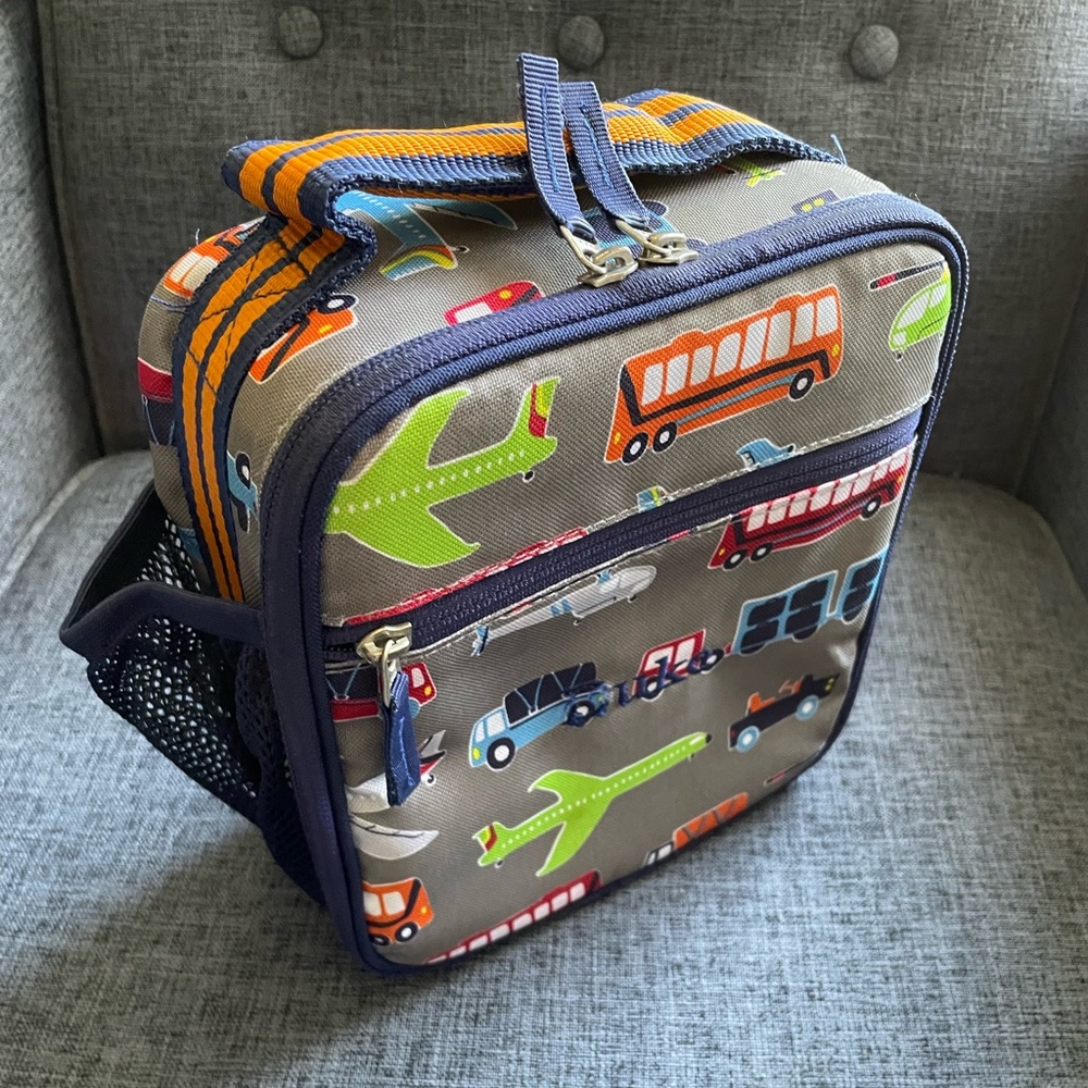 Pottery Barn Mackenzie Classic Lunch Box - Navy Transportation